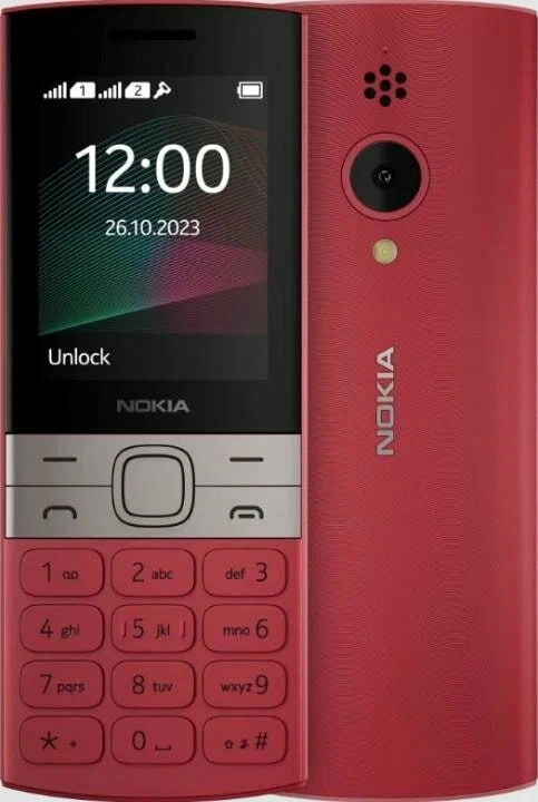 Nokia 150 (2023) Dual Sim qizil telefoni sotib olish
