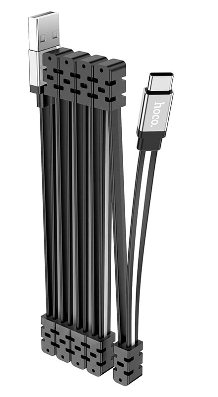 Hoco U103 USB to Type-C Magnetic qora kabeli 1m - rasm №4 Hoco U103 USB to Type-C Magnetic qora kabeli 1m O'zbekistonda