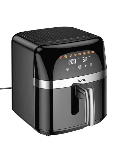 HOCO HE20 Air Fryer 8 litr, 1700W qora aerogrili sotib olish