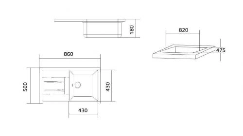 Hofmann SSC8650BK/HF oshxona rakovina-jo&lsquo;mragi arzon