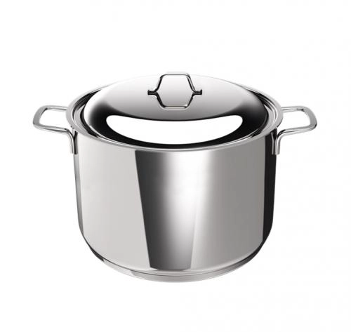 Кастрюля из нержавеющей стали с крышкой Kukmara  Кастрюля из нержавеющей стали с крышкой Kukmara "Ideal" 20 л купить
