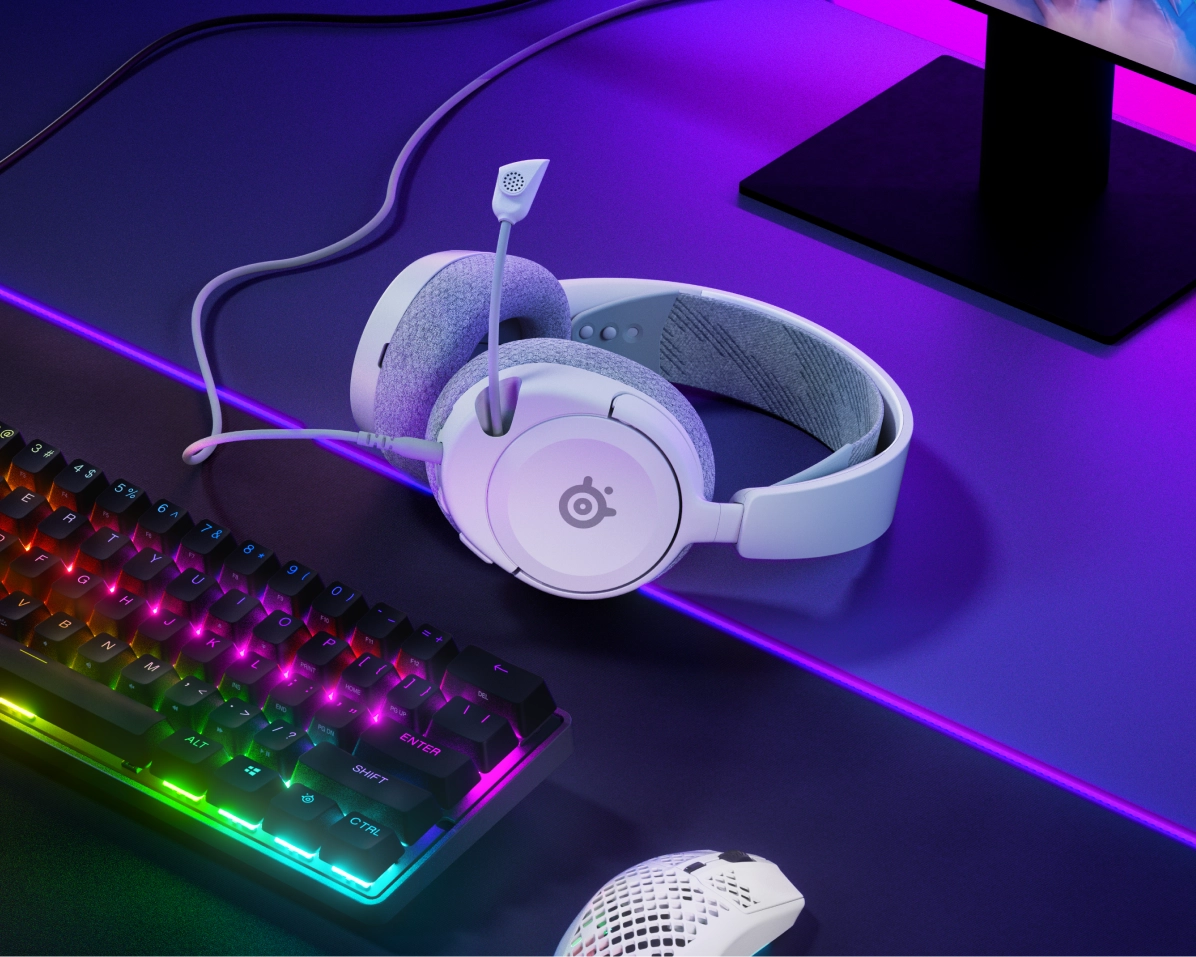 Компьютерная гарнитура SteelSeries Arctis Nova 1 White в Узбекистане