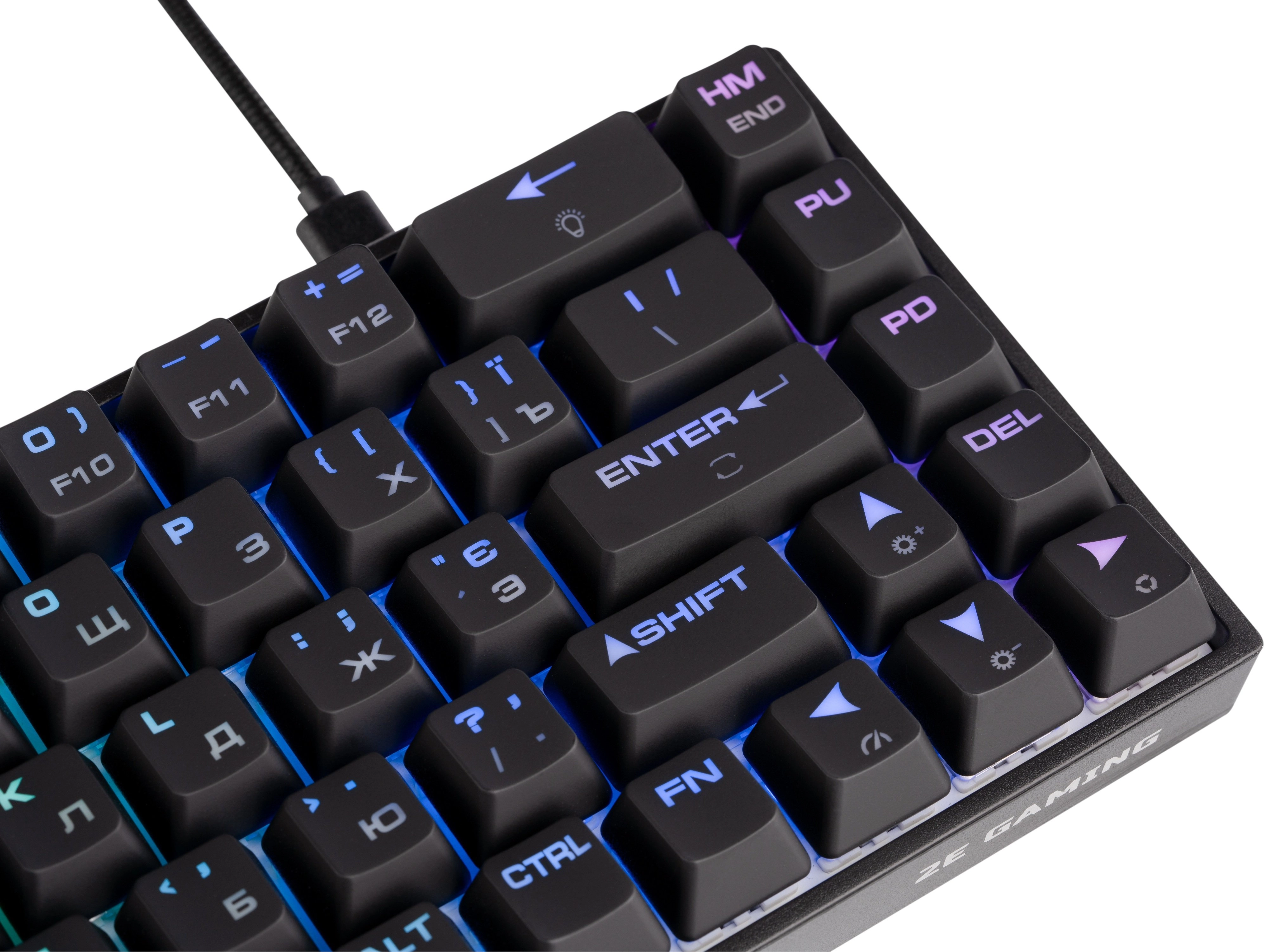 Клавиатура 2E Gaming KG370 RGB Gateron Red Switch Black в Узбекистане