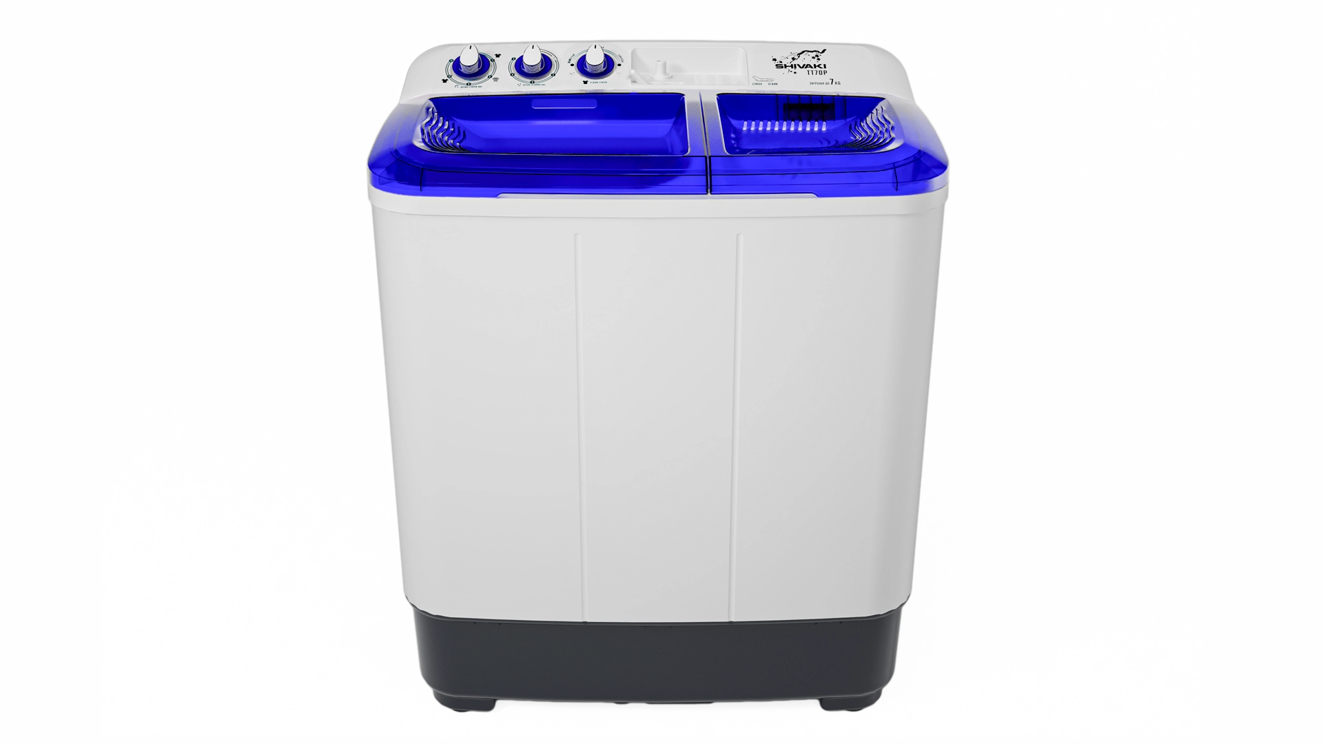 Стиральная машина полуавтомат Shivaki TT 70 P 7Кг (Синяя) в Узбекистане