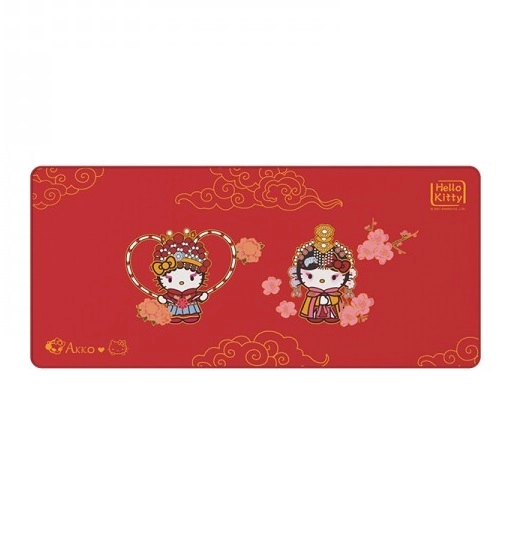 Коврик для мыши AKKO Hello Kitty Peking Opera Deskmat (A) - фото №2 Коврик для мыши AKKO Hello Kitty Peking Opera Deskmat (A) купить