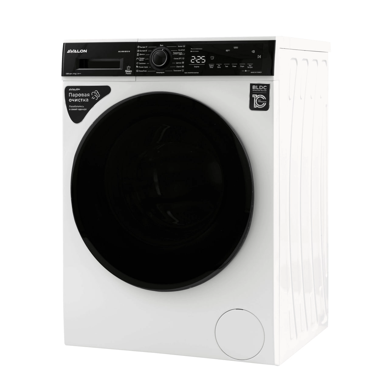 Avalon WM-8010 W 8 kg kir yuvish mashinasi O'zbekistonda