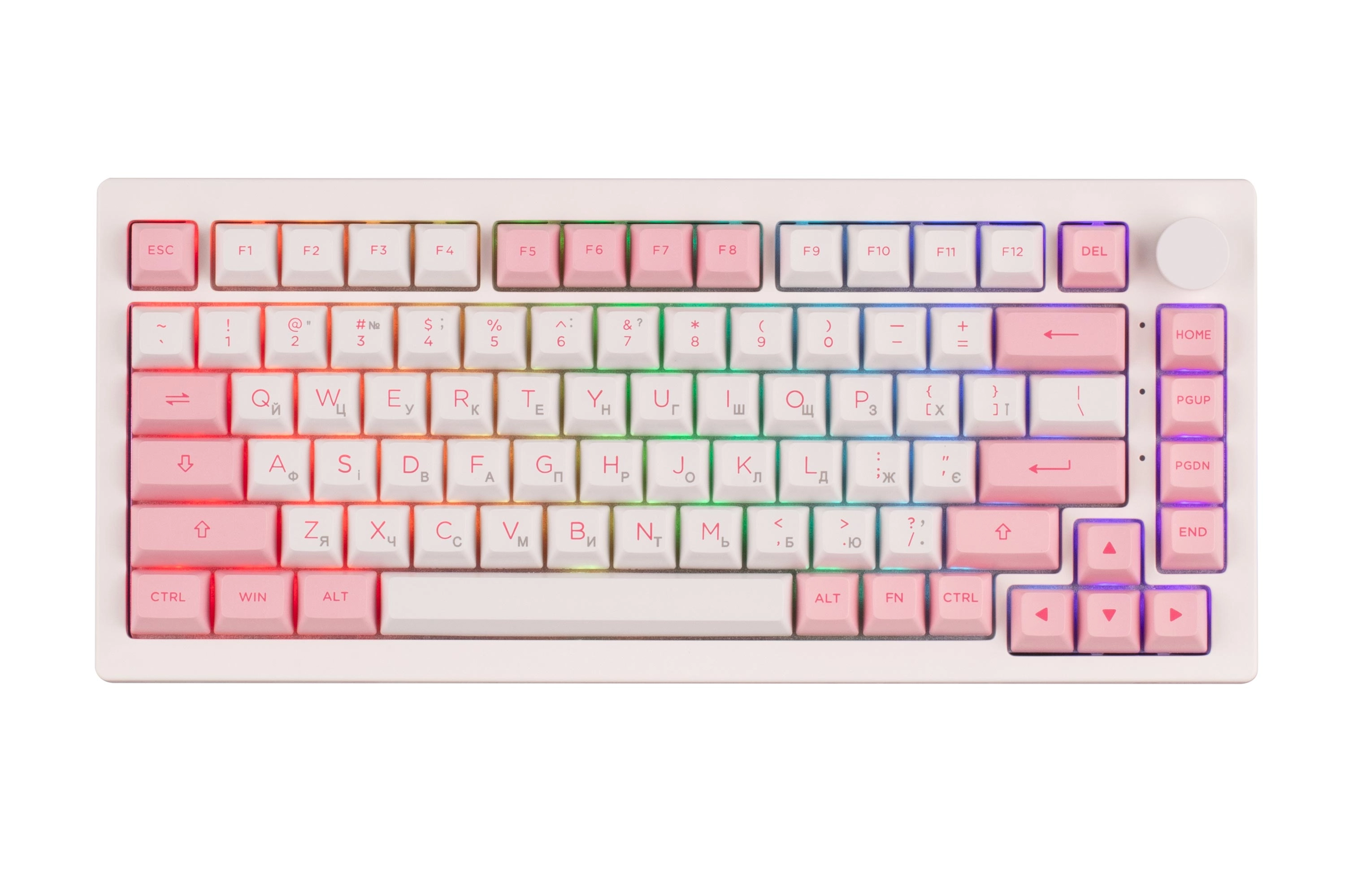 Клавиатура AKKO 5075B Plus Prunus Lannesiana CS RGB серебро в Узбекистане