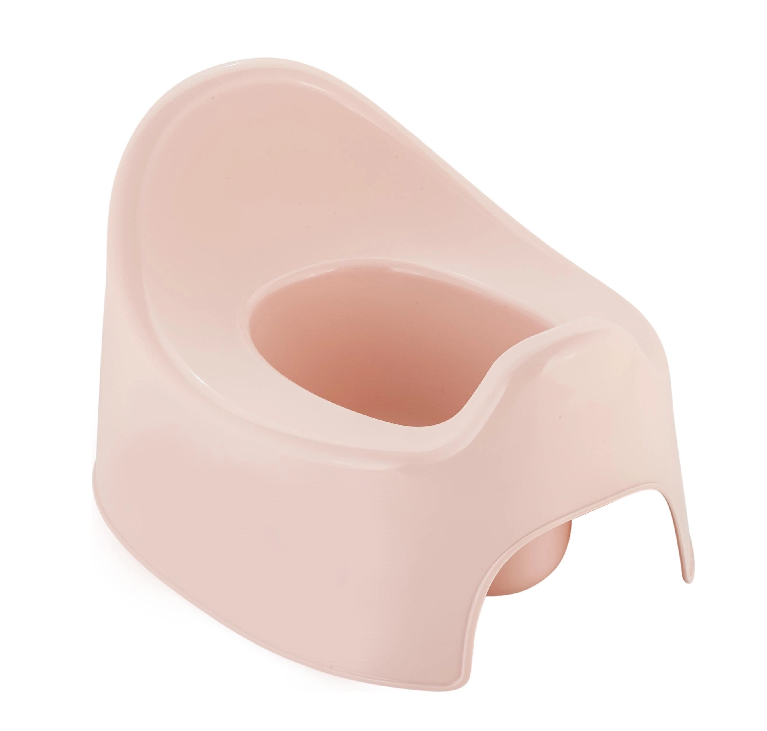 Горшок детский Lalababy Follow Me, защита от брызг розовый зефир купить