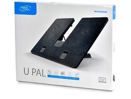Охлаждающая подставка для ноутбука DeepCool U-Pal чёрная онлайн
