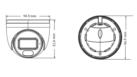 TVT TD-9540S4L-C 4MP Dual Illumination Water-proof Turret Network videokuzatuv kamerasi arzon