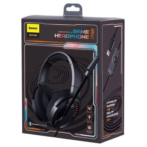 Игровые наушники Baseus Gamo D05 RGB (Black) рассрочка