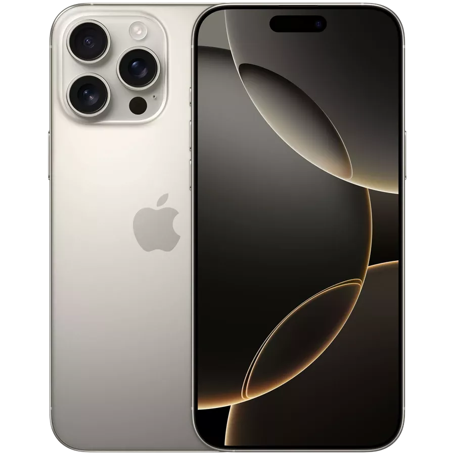 Смартфон iPhone 16 Pro Max eSim 512GB Natural Titanium (2 SIM) - фото №2 Смартфон iPhone 16 Pro Max eSim 512GB Natural Titanium (2 SIM) купить