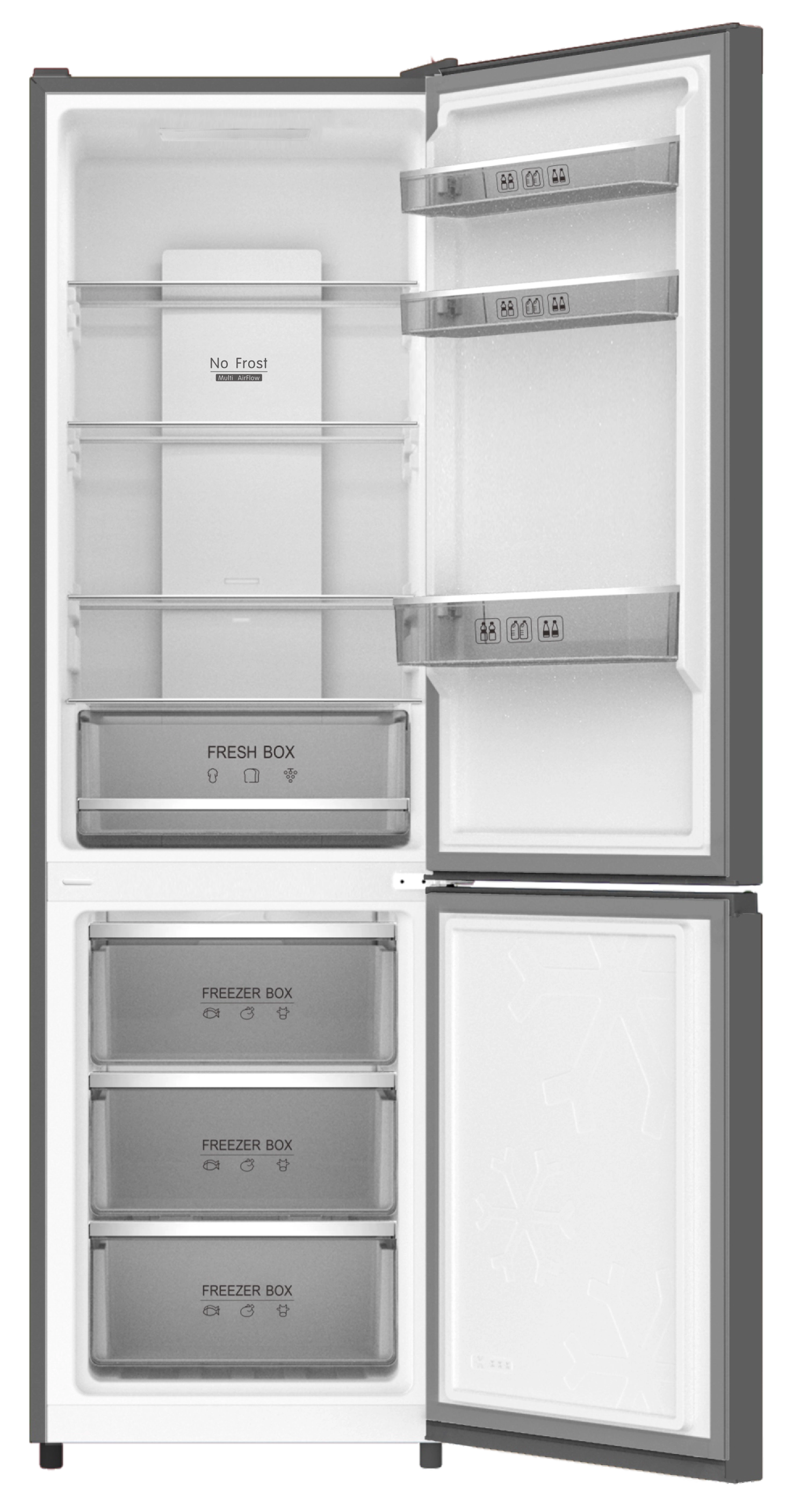 Холодильник Immer NF310 Стальной недорого