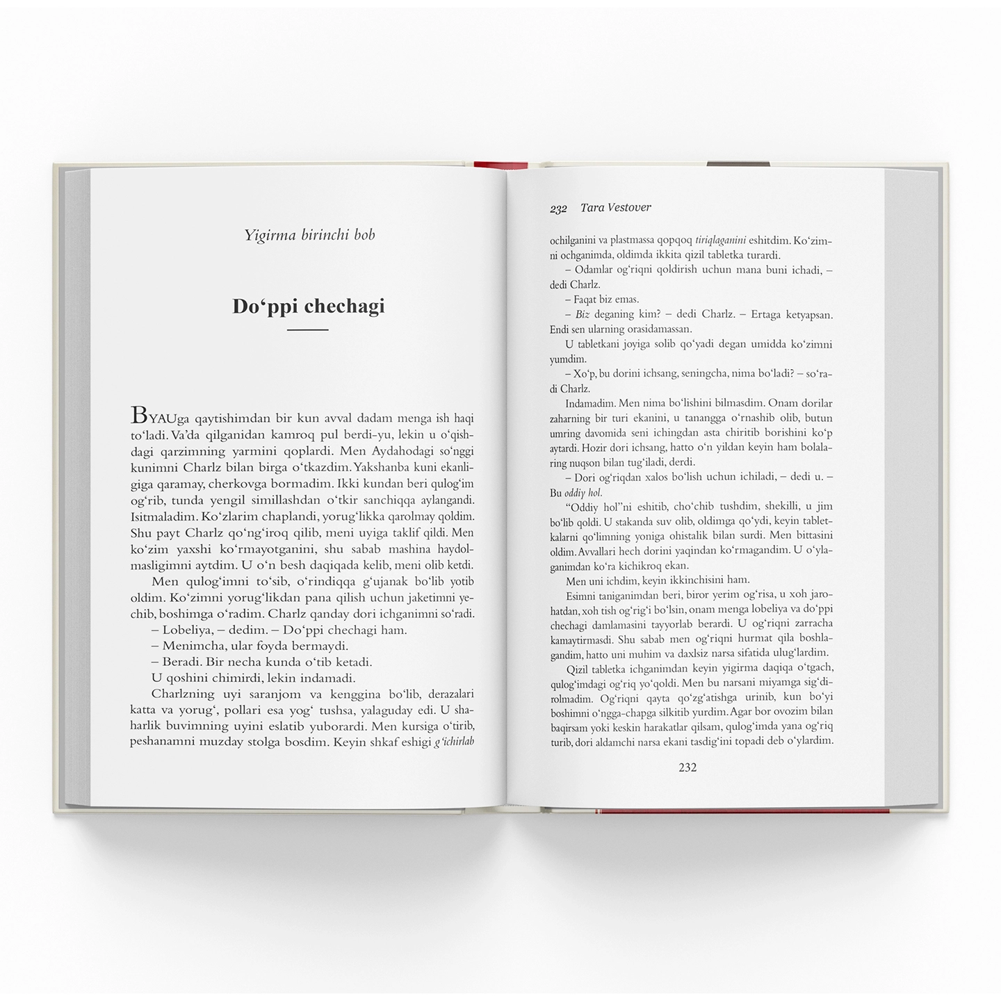 Tara Vestover: Talaba (Qattiq muqova) bo'lib to'lash