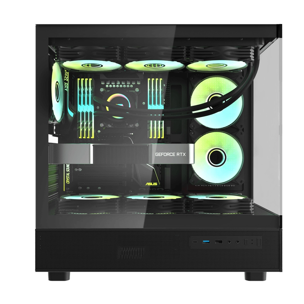 Компьютерный корпус DarkFlash DPX90 ATX PC Case, Black в Узбекистане