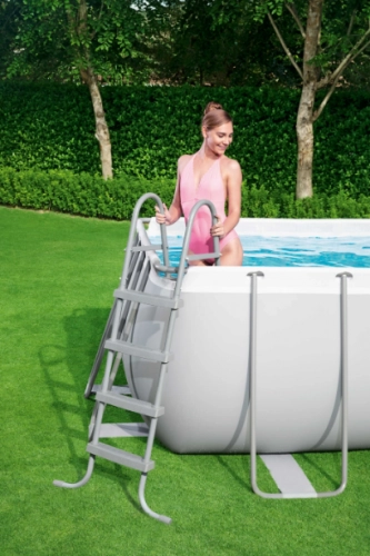 Бассейн Bestway Power Steel Rectangular 56456b онлайн