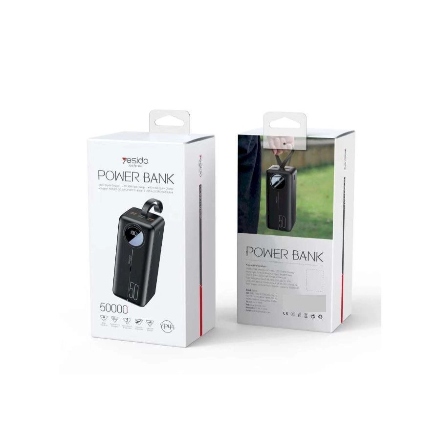 Внешний аккумулятор  Yesido YP44 50000mAh черный купить