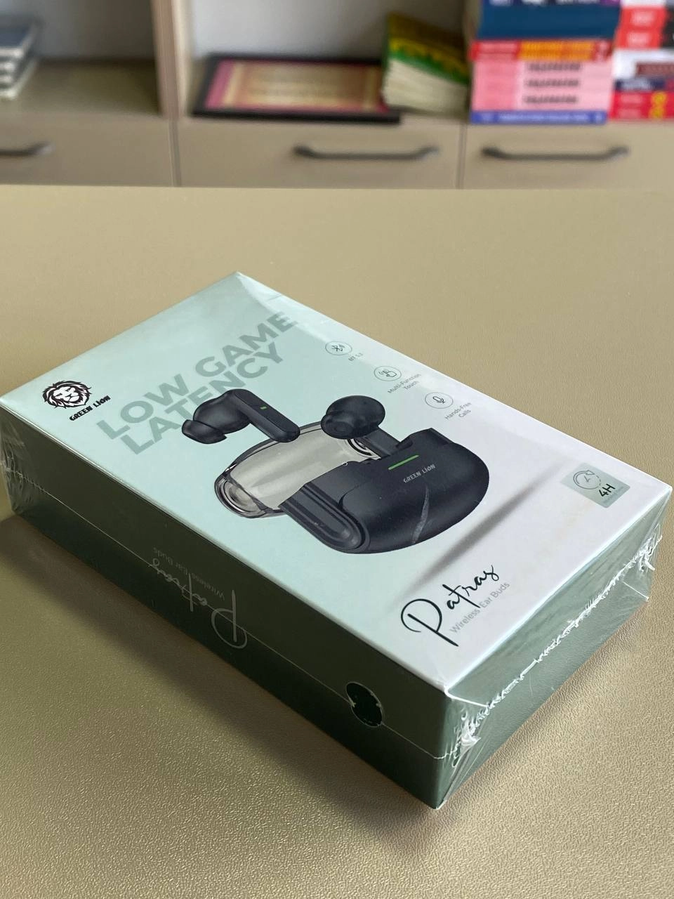 Green Lion Earbuds Patras qora simsiz naushniklari O'zbekistonda