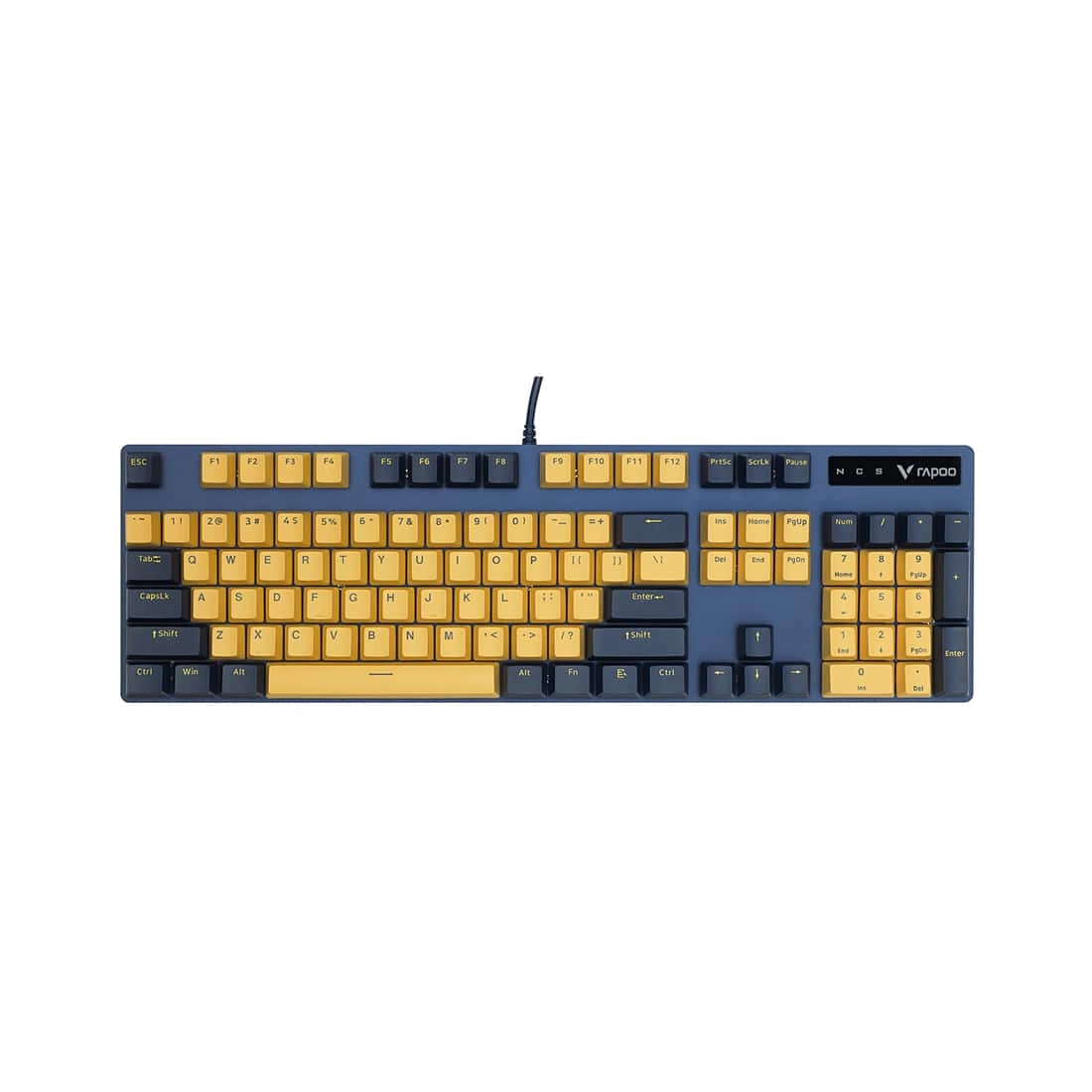 Клавиатура Rapoo V500 Pro Yellow Blue USB купить