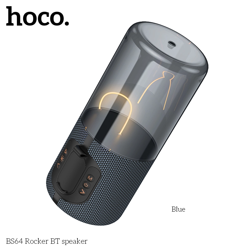 Беспроводная Bluetooth колонка Hoco BS64 Rocker синий в Узбекистане
