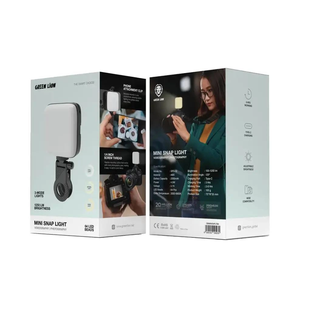 Green Lion Mini Snap Light mini chirog‘i arzon