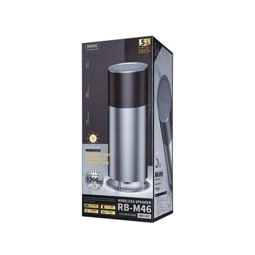 Remax RB-M46 (Black) tungi chiroqli simsiz Bluetooth kolonkasi onlayn
