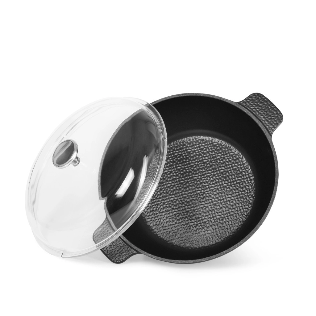 Сотейник Fissman Nomada 28x8 см / 4,1 л со стеклянной крышкой купить