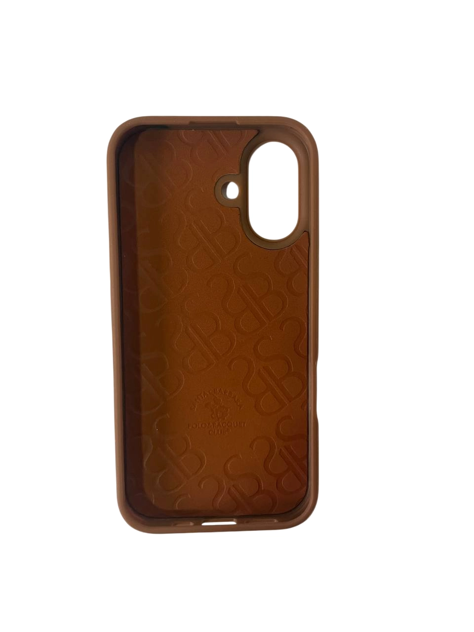 Santa Barbara Polo iPhone 16 uchun jigarrang g'ilofi arzon