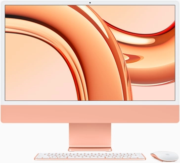 Моноблок Apple iMac 24 4K, M3 (8 ядер) 16/1TB (silver, yellow, orange, pink, purple, green, blue) доставка