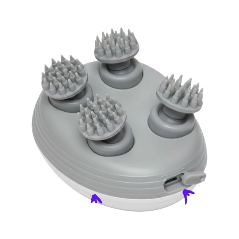 Массажер для головы, электрический, "пальчиковый", лица, шеи, спины, плеч , Green в Узбекистане