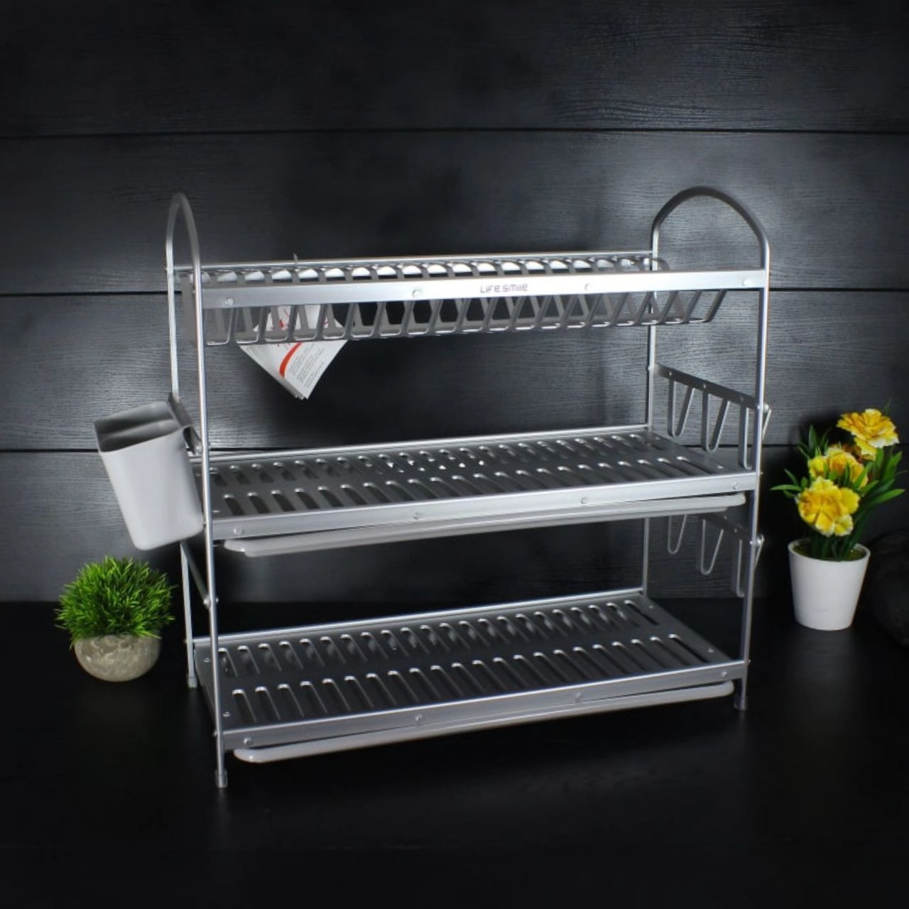 Сушилка настенная 3-х ярусная Lifesmile DSH-14 - фото №4 Сушилка настенная 3-х ярусная Lifesmile DSH-14 в Узбекистане