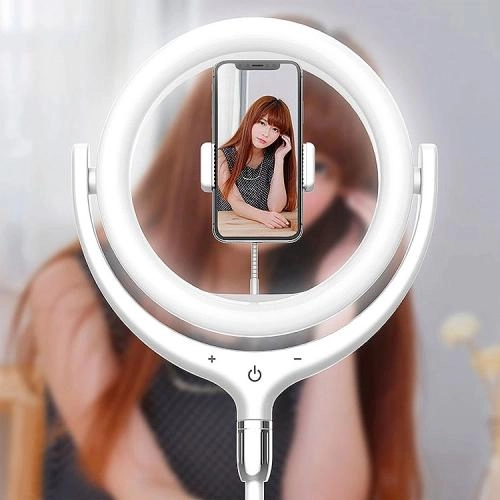 Кольцевая лампа 26 см с держателем для смартфона Remax RL-LT13 + штатив (White) онлайн