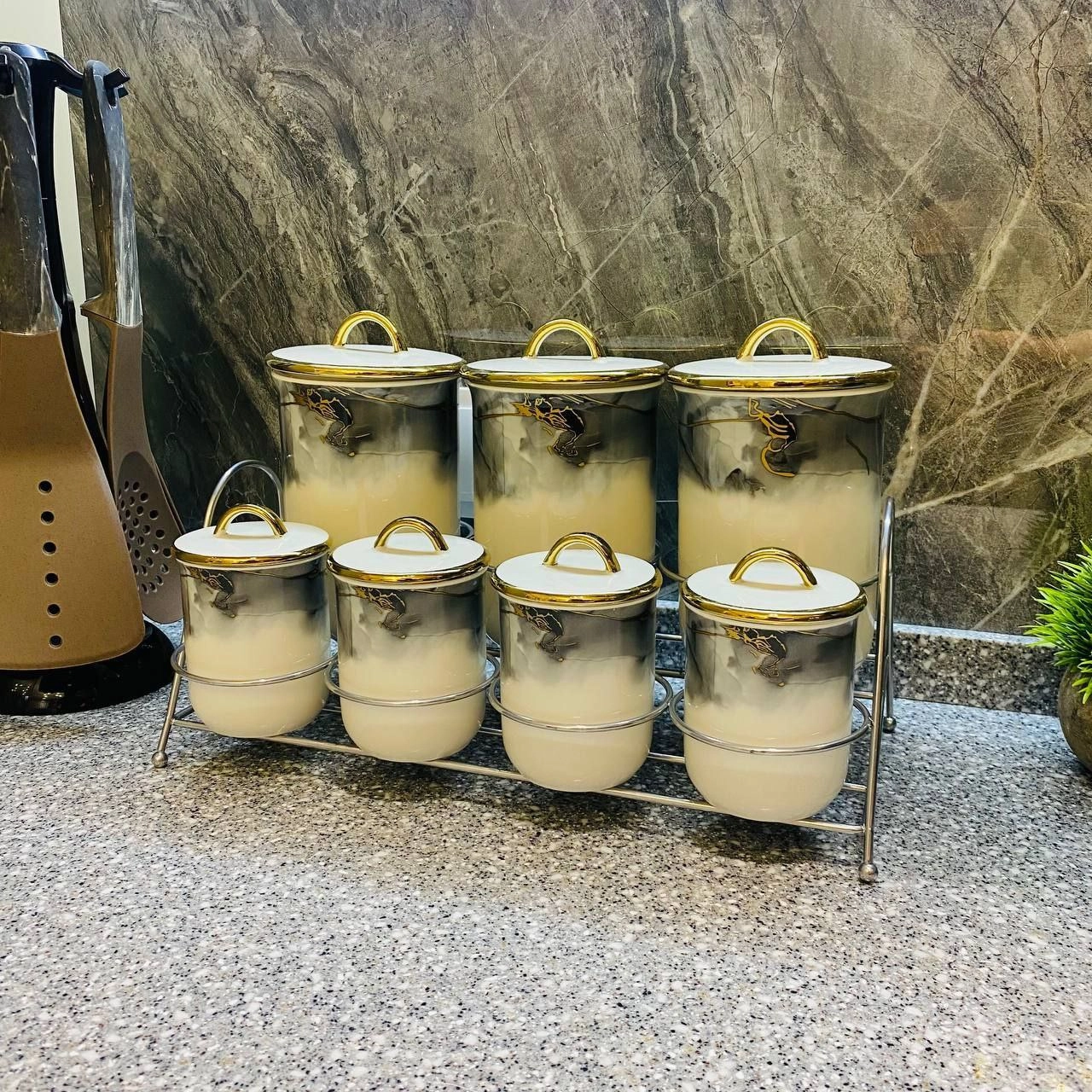 Стеклянная тара для специй Life Smile (800ml)(Grey) купить