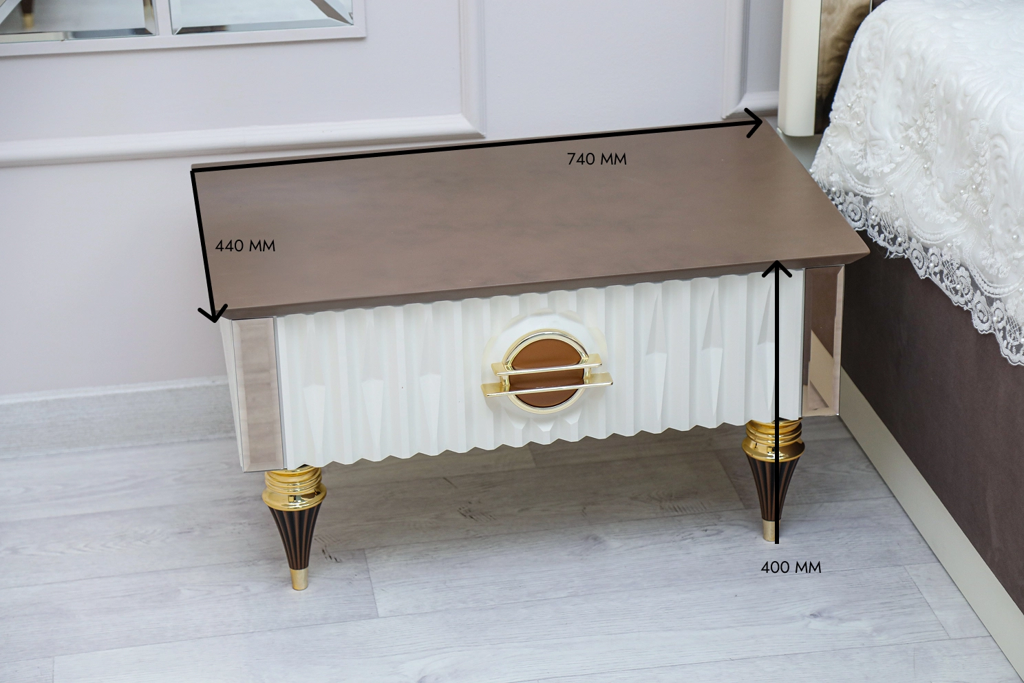 Monreal 6D yotoq garniturasi ko&lsquo;tarish mexanizmi bilan onlayn