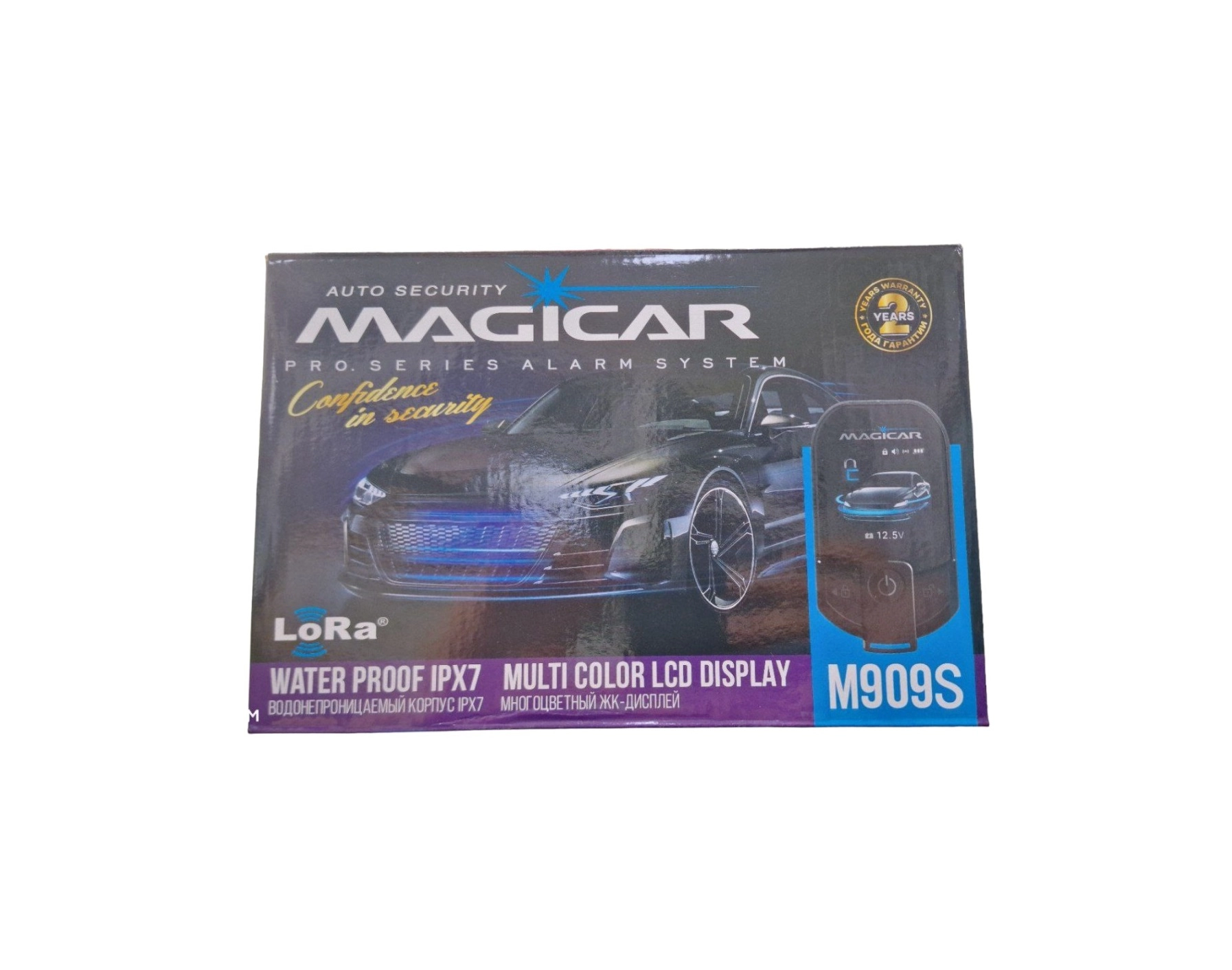 Magicar signalizatsiya avtomobillar uchun masofadan boshqarish pulti bilan M909S (Lux nusxasi) sotib olish