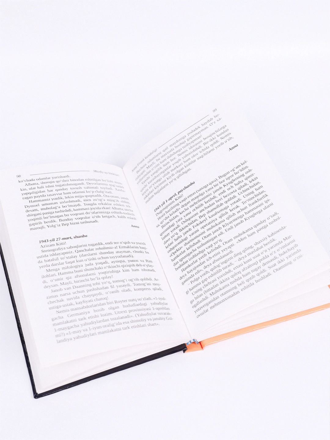 Анна Франк: Анна Франк кундалиги в Узбекистане