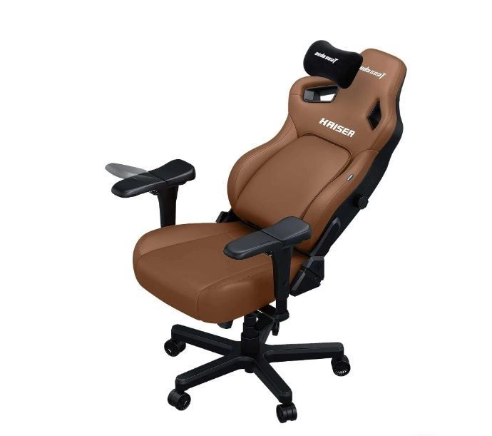 Anda Seat Kaiser 4 Size L Brown Premium PVC o‘yin kreslosi O'zbekistonda