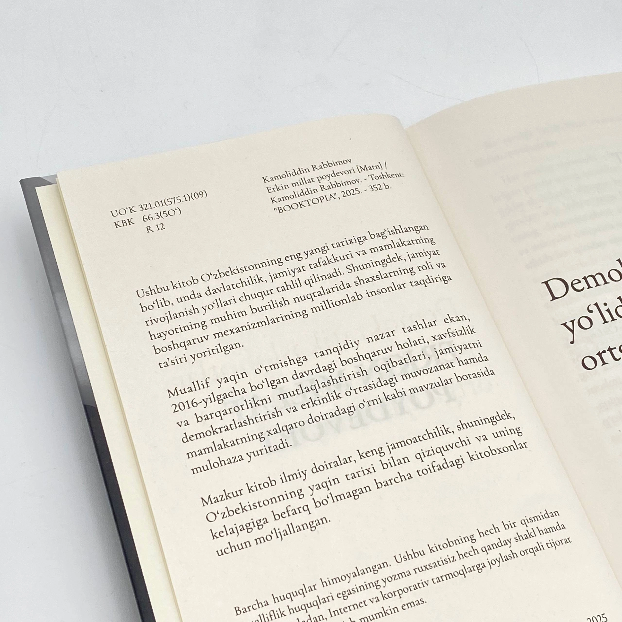 Kamoliddin Rabbimov: Erkin millat poydevori (lotin) onlayn