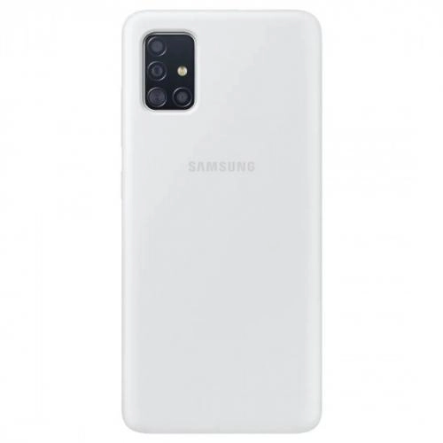 Samsung Galaxy A51 uchun cover g‘ilofi, oq sotib olish