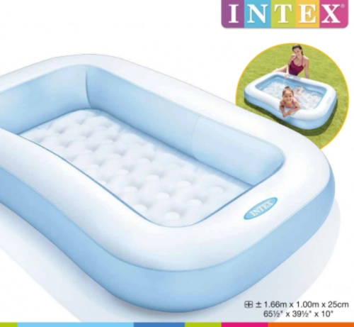 Intex 57403 to‘g‘riburchakli bolalar uchun shishiriladigan basseyni onlayn