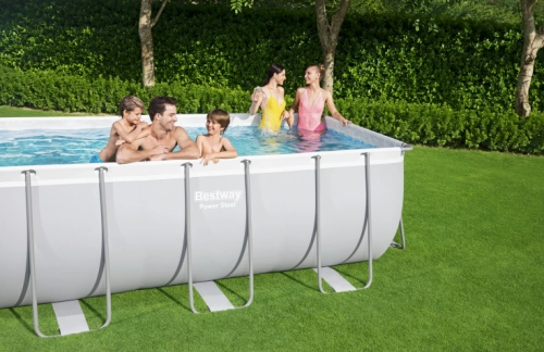 Бассейн Bestway Power Steel Rectangular 56456b в Узбекистане