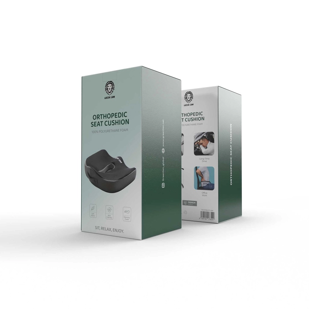 Green Lion Orthopedic Seat Cushion-ortopedik o'rindiq yostig'i yostig'i O'zbekistonda