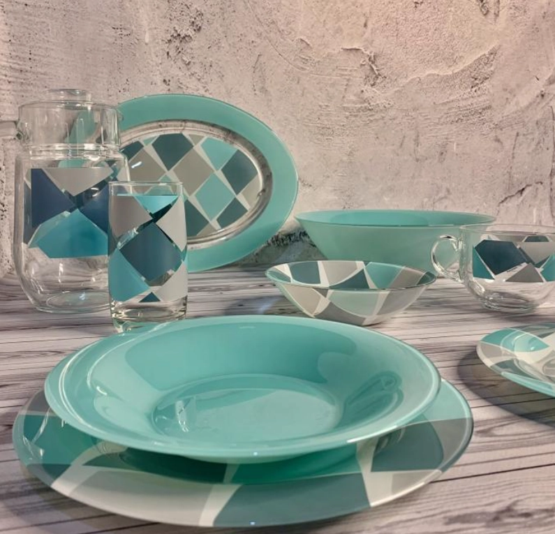 Luminarc Carron Ocean 46 ta element Stol servisi (Q9669) arzon