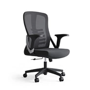 NICOLE-M Xodimlar uchun qora kreslo sotib olish