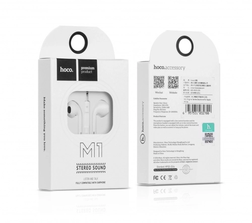 Наушники Hoco M1 Original Series, белый купить