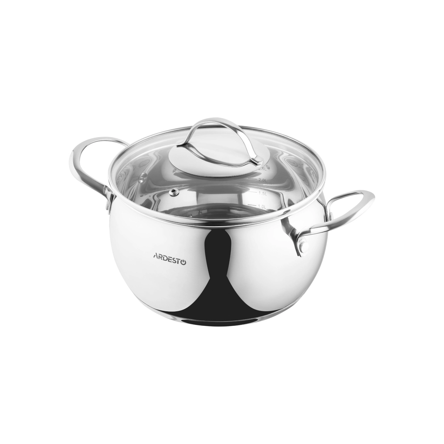 ARDESTO Gemini Liguriao AR4350GB (22 см) kastryulya shisha qopqog&lsquo;li sotib olish