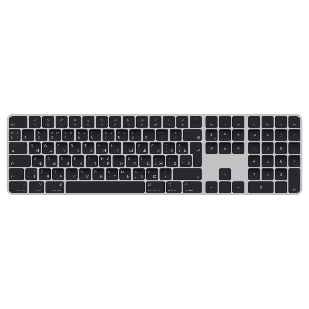 Клавиатура Apple Magic Keyboard Numeric и Touch ID (русские буквы) Black купить