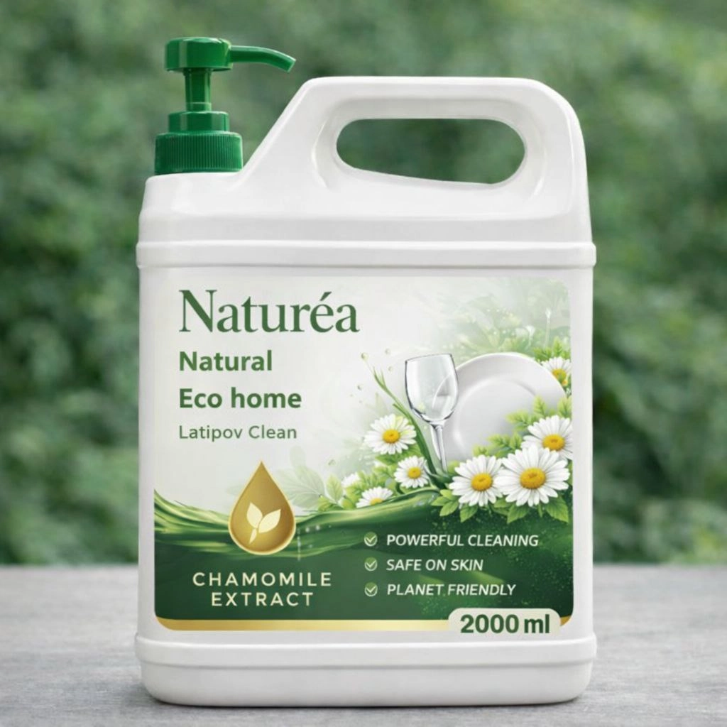 Naturеa Natural Eco home &mdash; Moychechak ekstraktli ekologik idish yuvish geli (2000 ml) sotib olish