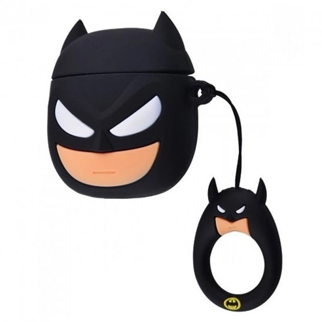 Airpods 2/3 uchun "Batman" qora silikon g&lsquo;ilofi arzon