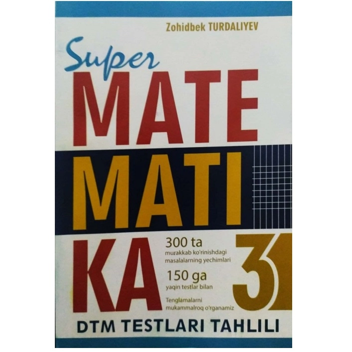 Zohidbek Turdialiyev: Super matematika 3 sotib olish